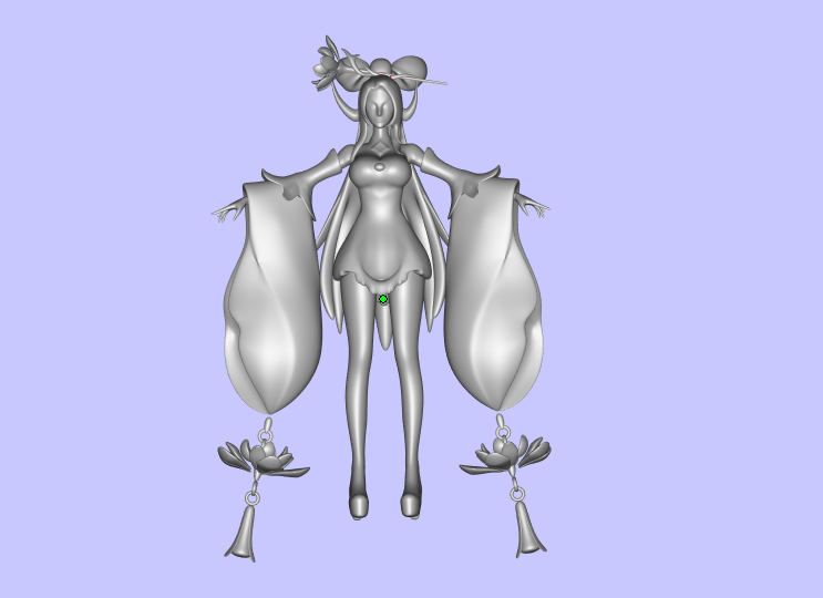 王者榮耀貂蟬GK白模，3D打印模型